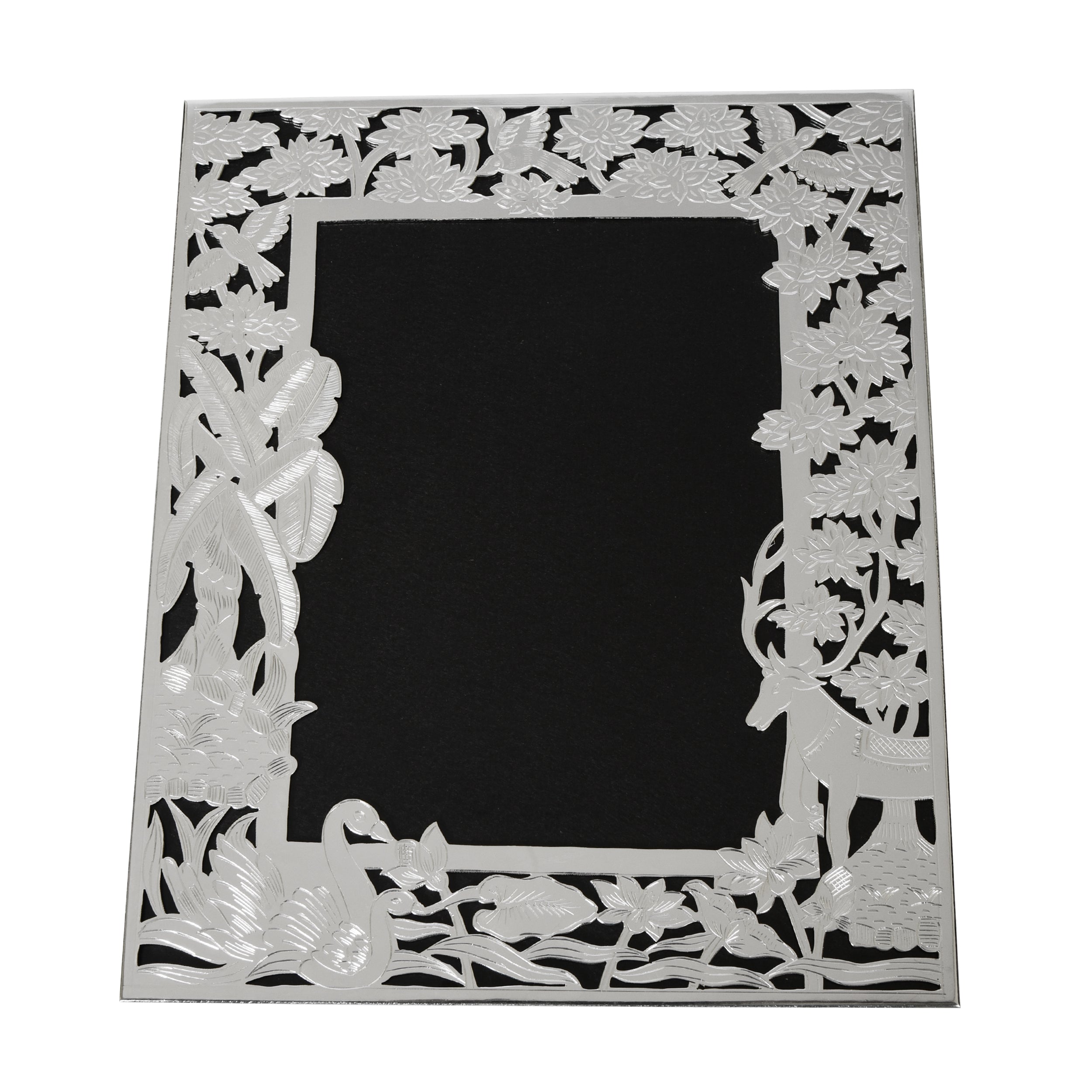The Aangan Frame – Engraved Silver