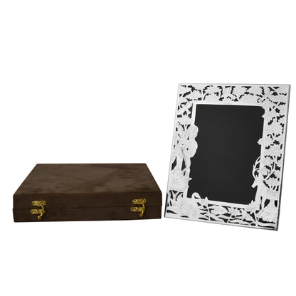 The Aangan Frame – Engraved Silver