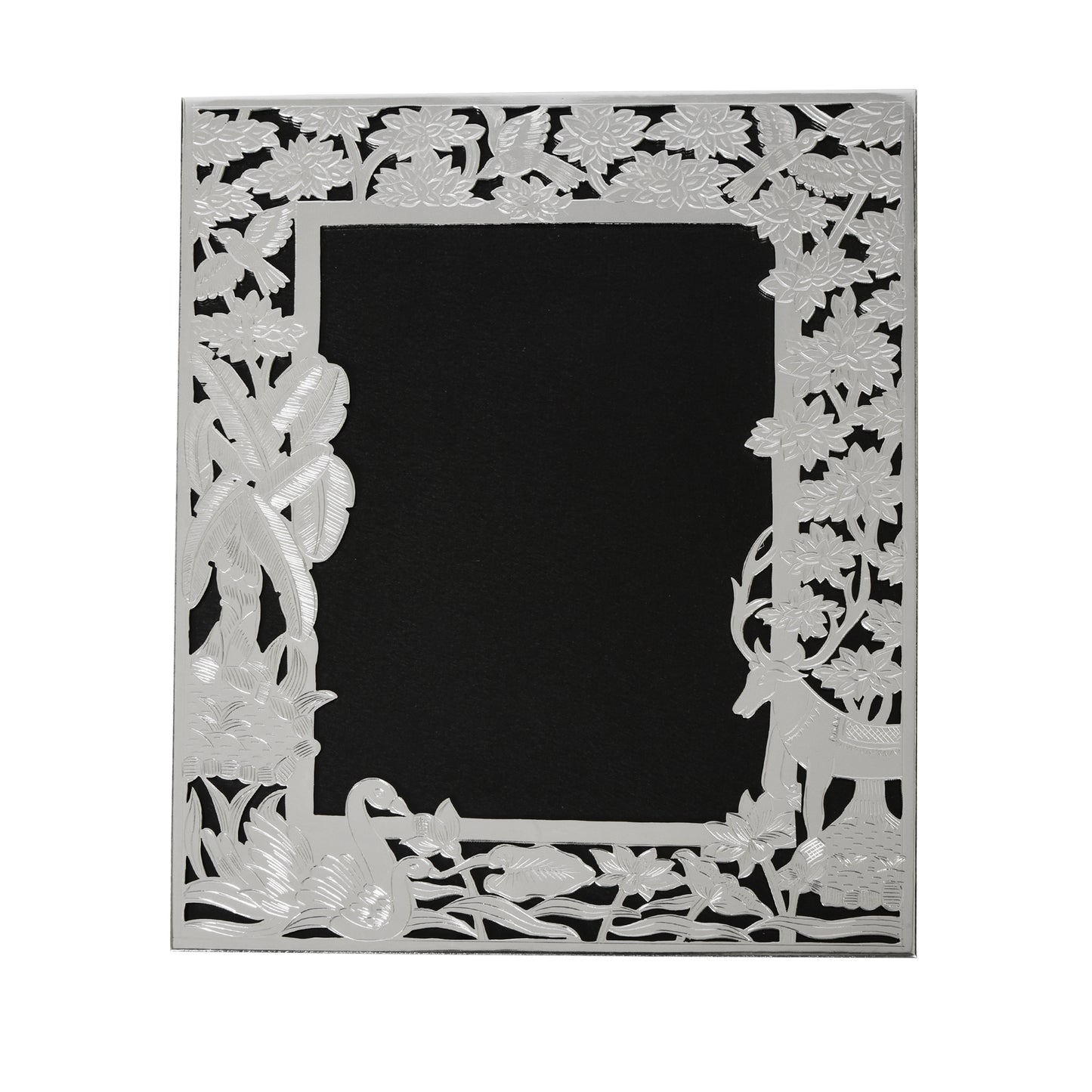 The Aangan Frame – Engraved Silver
