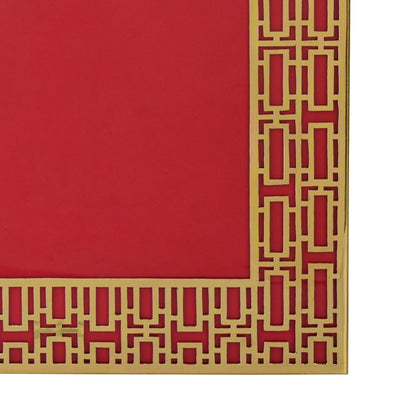 Classic Geometric Brass Photo Frame