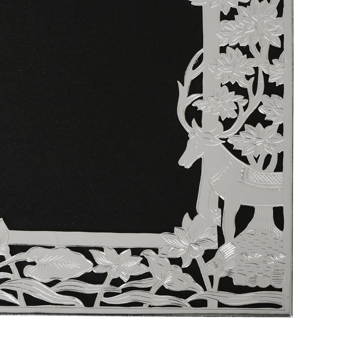 The Aangan Frame – Engraved Silver