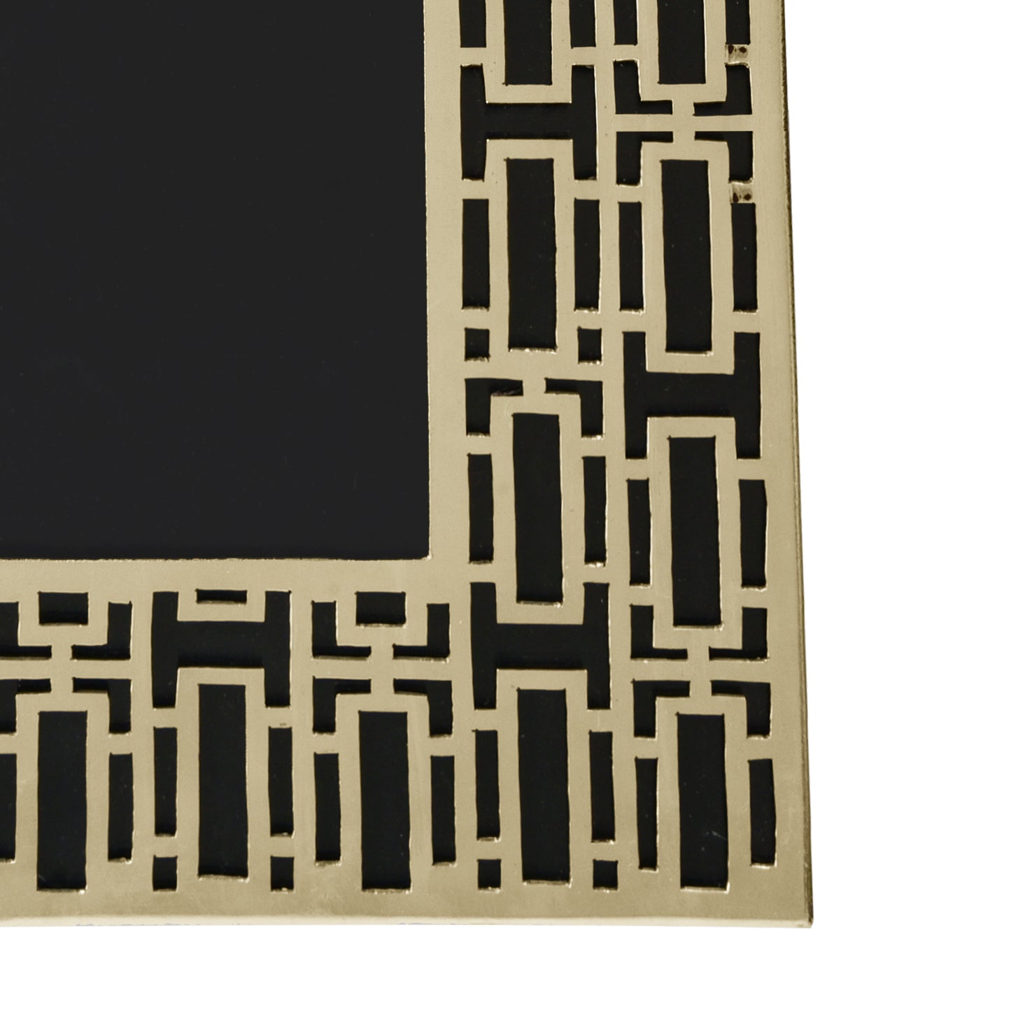 Geometric Brass Photo Frame