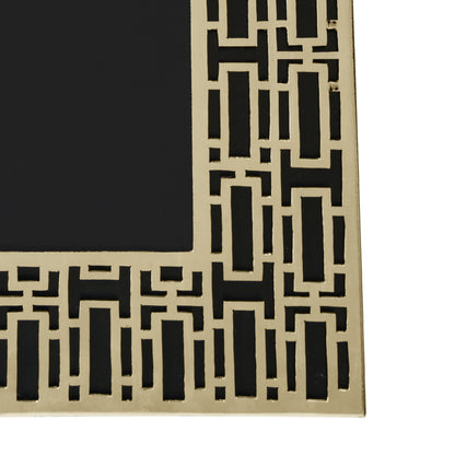 Geometric Brass Photo Frame