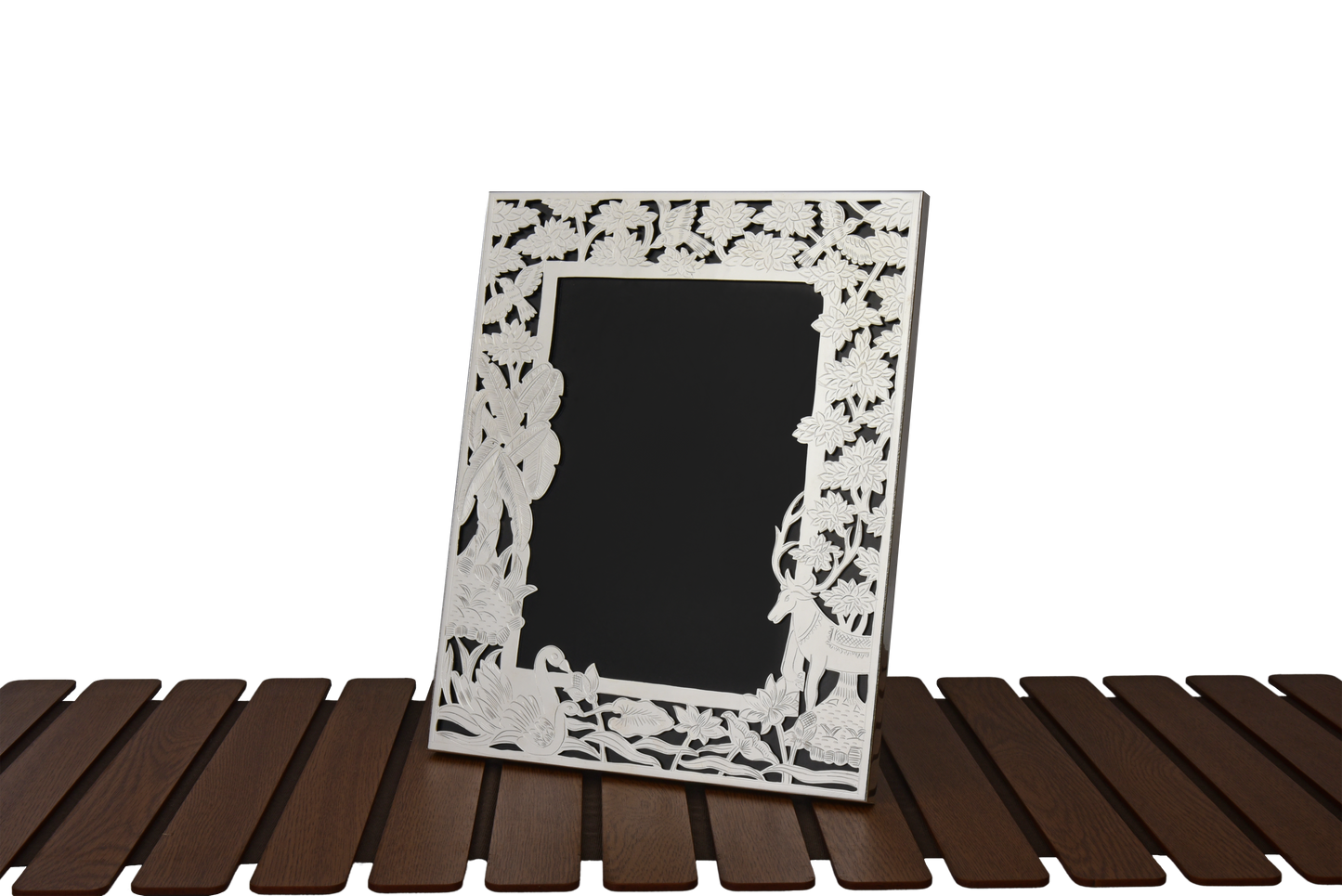 The Aangan Frame – Engraved Silver
