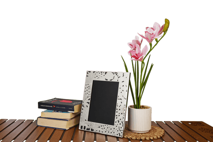 Speckled Silver Photo Frame